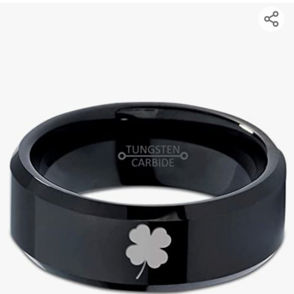 Tungsten Carbide like Men’s Ring - Picture 1 of 9